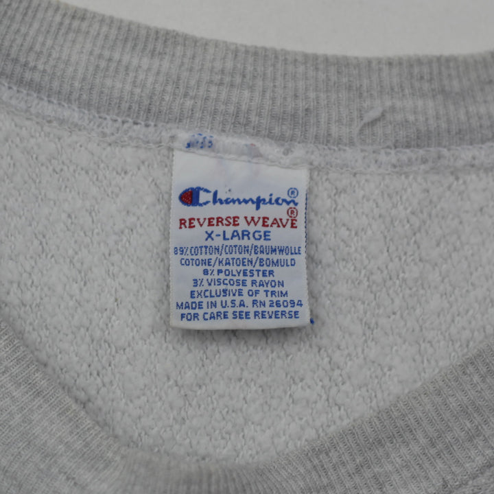Vintage Champion Reverse Weave New York University Sweatshirt XL Made In USA - Fashion Rerun Vintage Migration_Sweaters