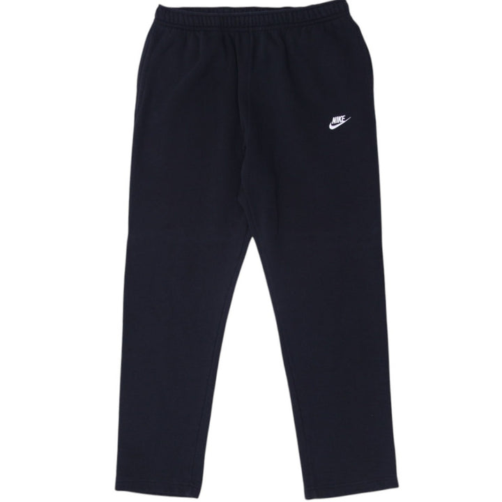 Mens Embroidered Nike Logo Black Sweatpants XXL