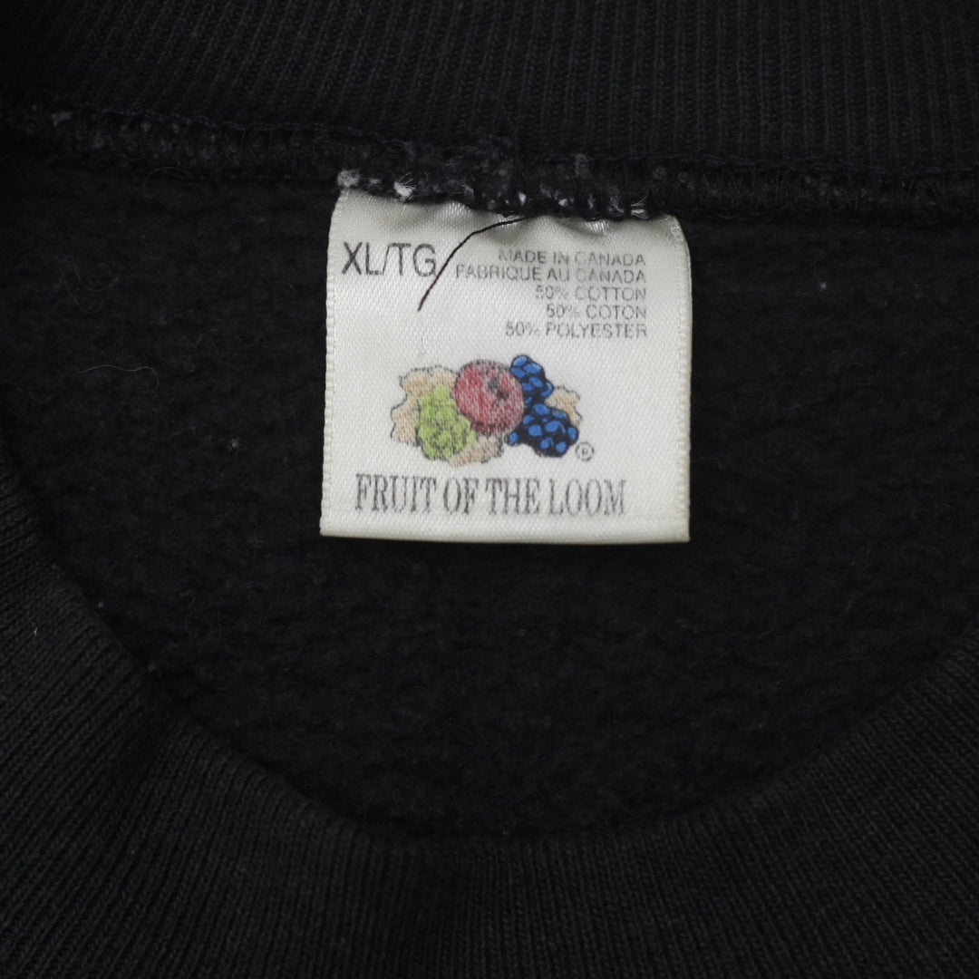 Vintage Fruit of the Loom Sweatshirt Black Ottawa Senators NHL Graphic XL | Migration_Sweatshirts - Back View | Fashion Rerun