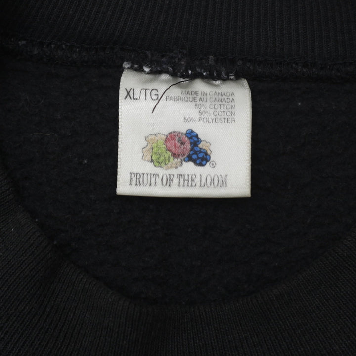 Vintage Fruit of the Loom Sweatshirt Black Ottawa Senators NHL Graphic XL | Migration_Sweatshirts - Back View | Fashion Rerun