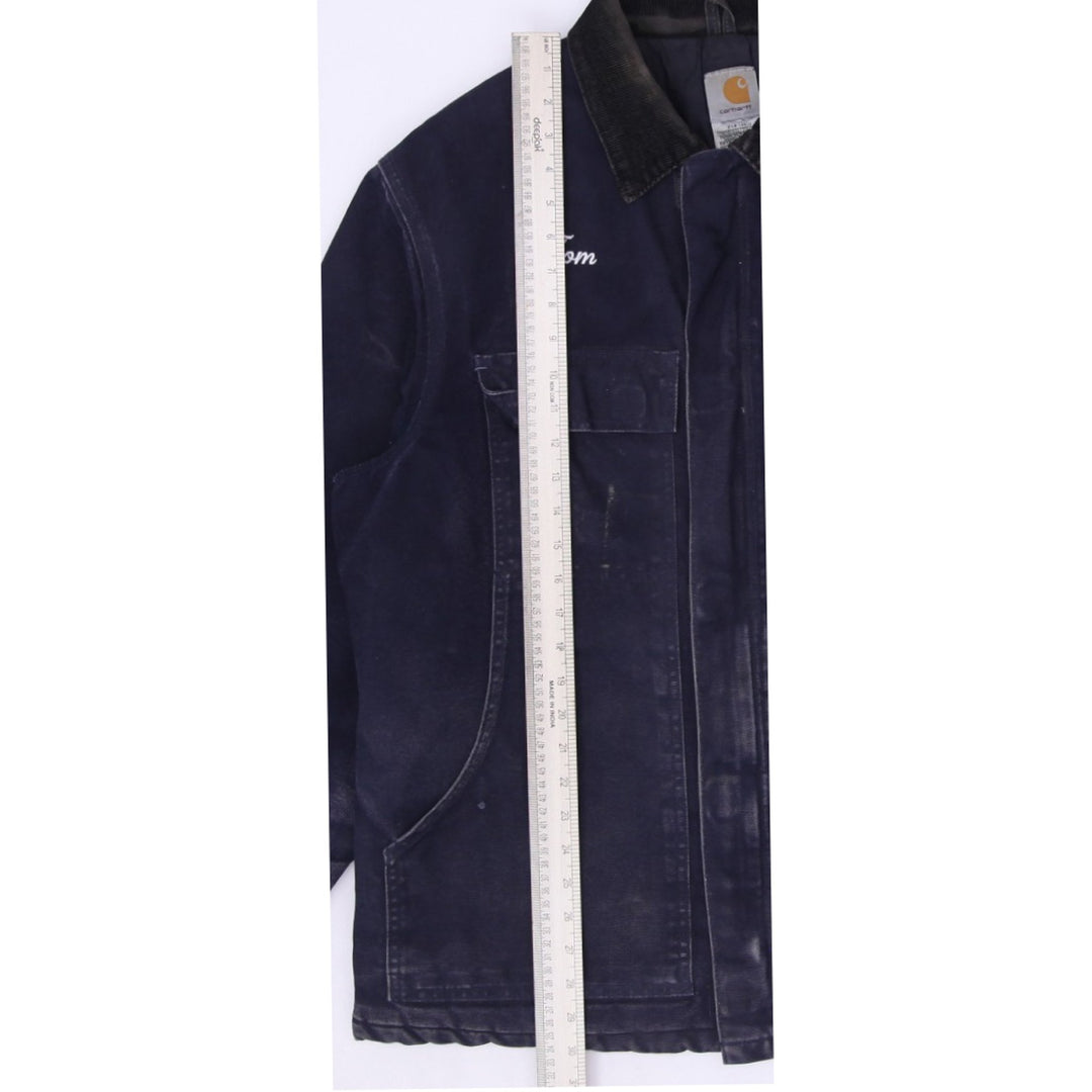 Mens C28 MDT Carhartt Workwear Distressed Full Zip Jacket