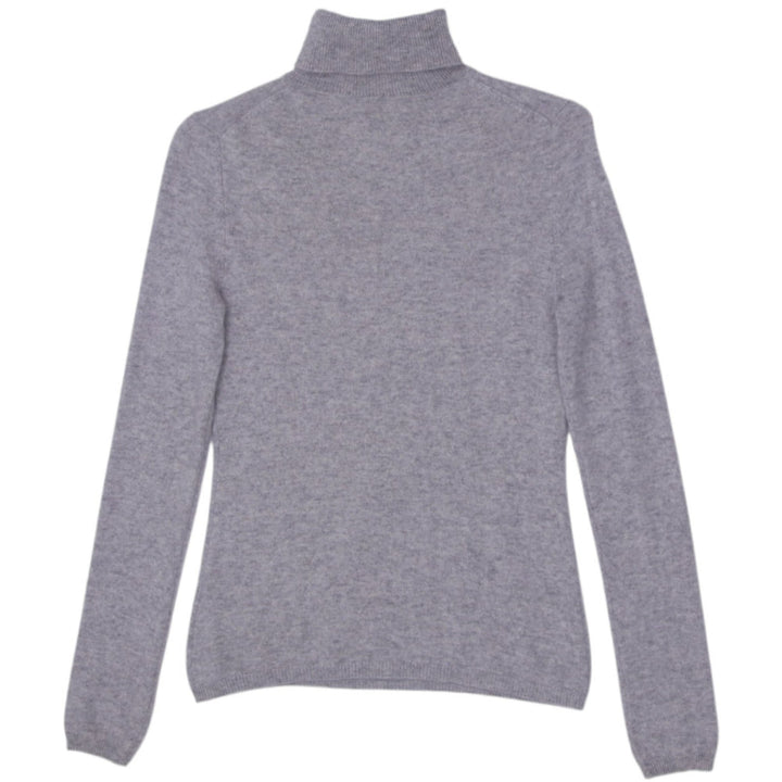 Ladies Cashmere By Charter Club Gray Turtle Neck Small Sweater