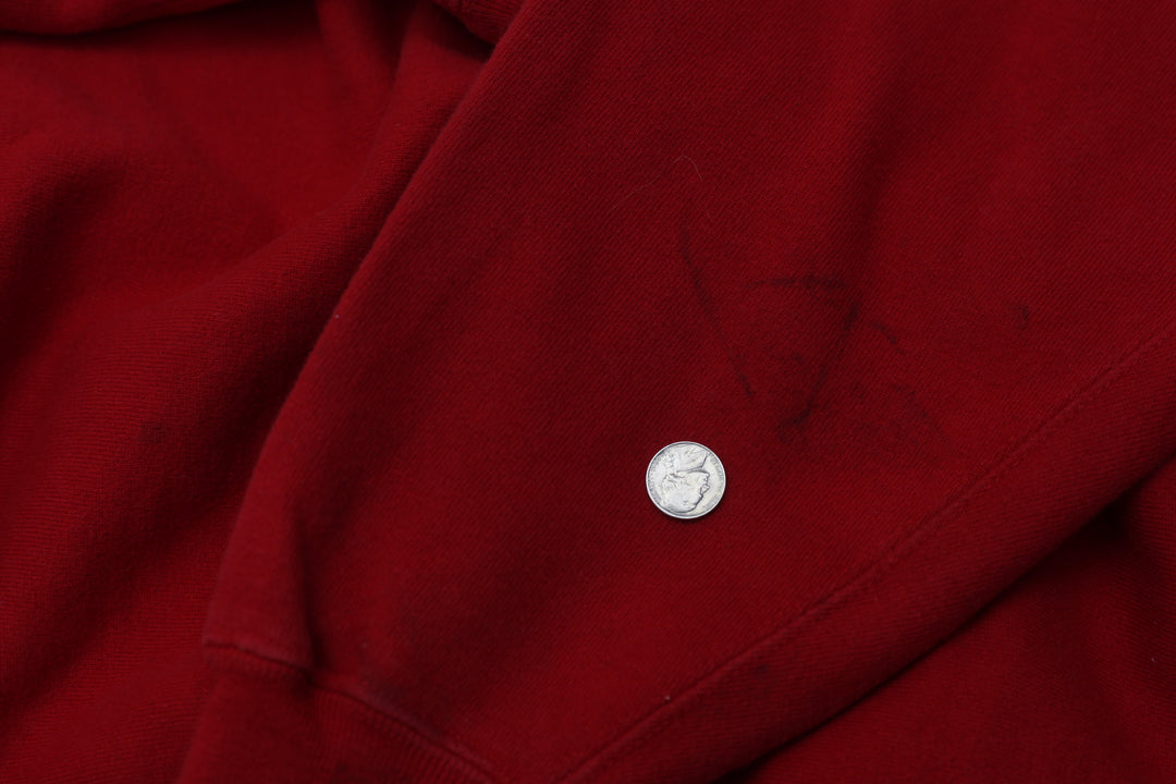 Vintage Champion Reverse Weave Red Sweatshirt | Migration_Sweatshirt JUNEEID20% - View 8 | Fashion Rerun