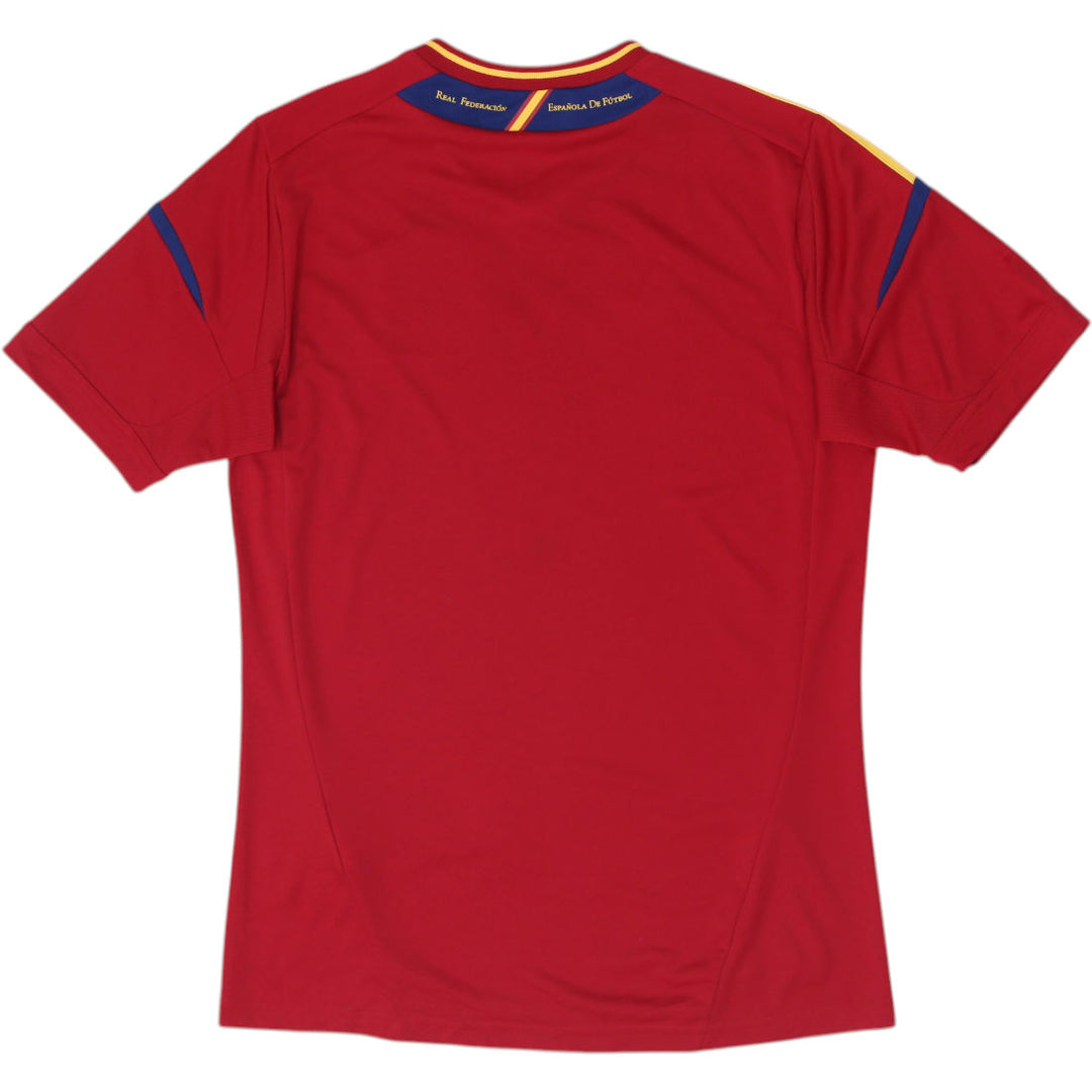 Youth Boys Spain 2011-12 Home Football Shirt Jersey Adidas Red Euro 2012 SizeXL
