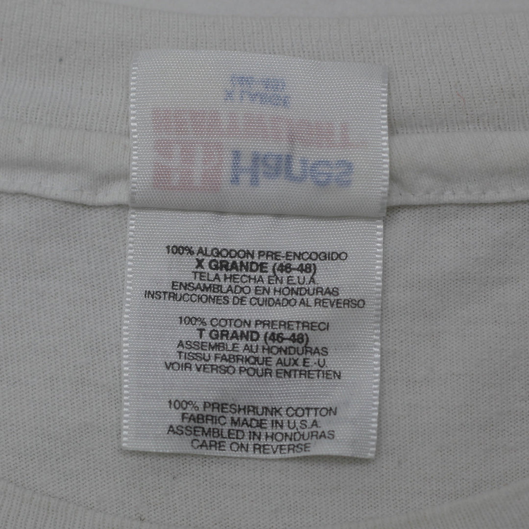 Vintage 1994 Flintstones Movie T-Shirt Size XL Roc Donald's McDonald's Promo Tee Hanes Single Stitch