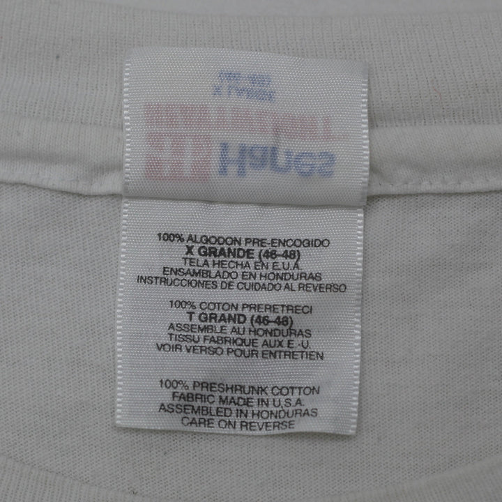 Vintage 1994 Flintstones Movie T-Shirt Size XL Roc Donald's McDonald's Promo Tee Hanes Single Stitch