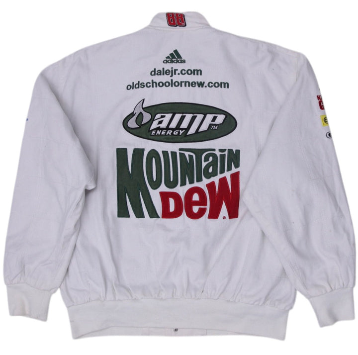 Vintage Chase Authentics Mountain Dew NASCAR Racing Jacket Size XL | Migration_Jackets - Side View | Fashion Rerun