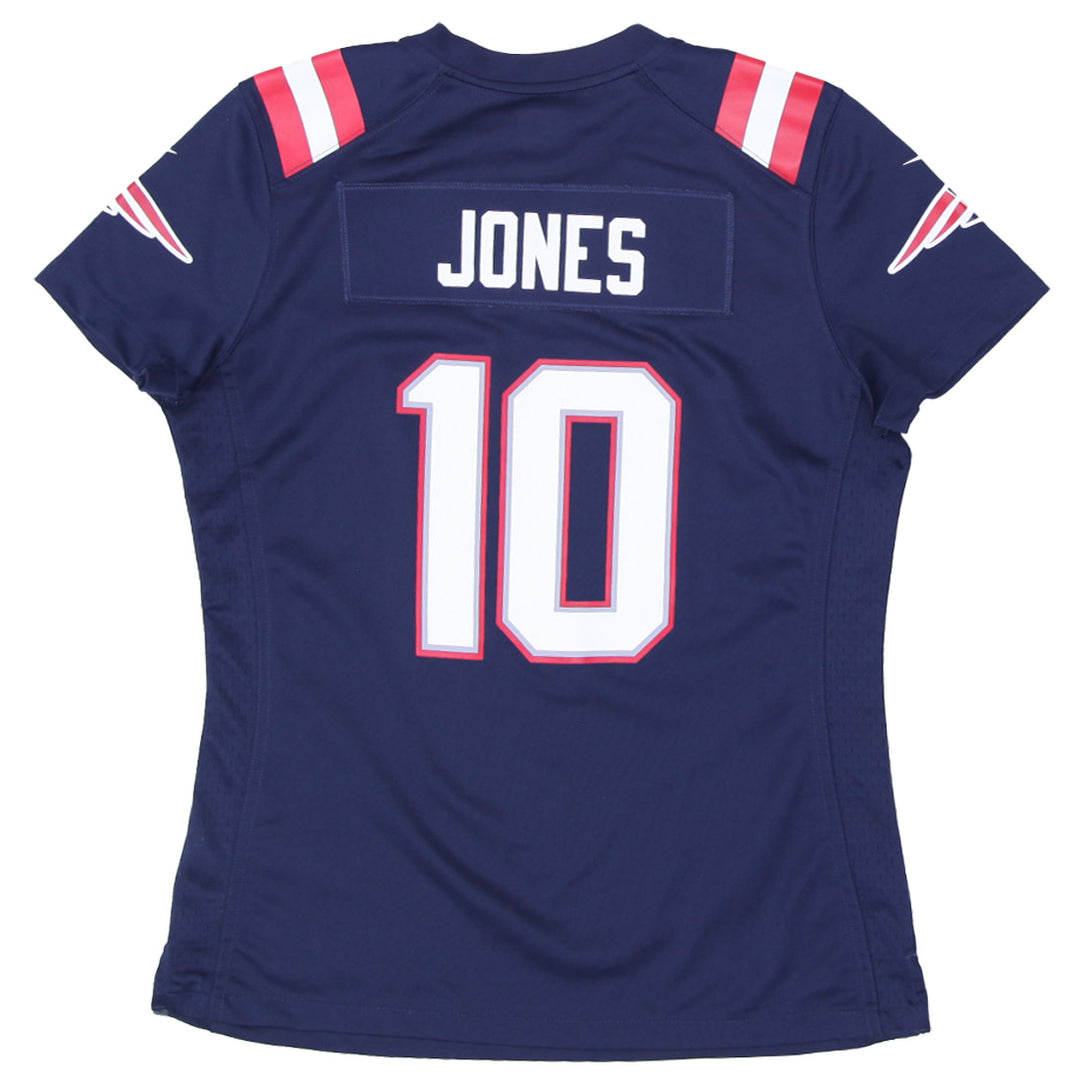 Ladies Nike Mac Jones Navy New England Patriots Player Jersey