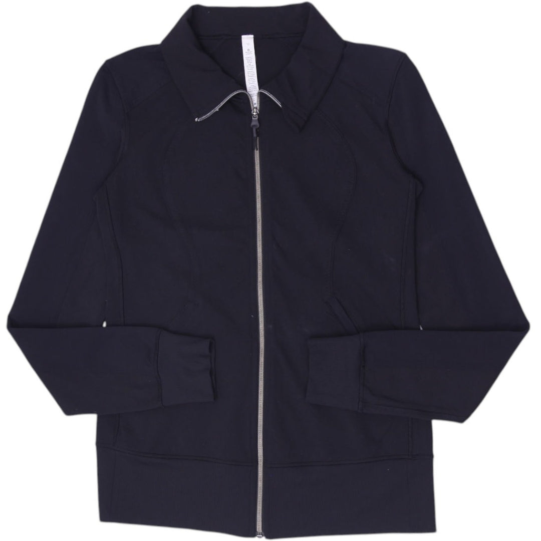 Ladies Lululemon In Stride Jacket Full Zip Luon Track Jacket Size 10