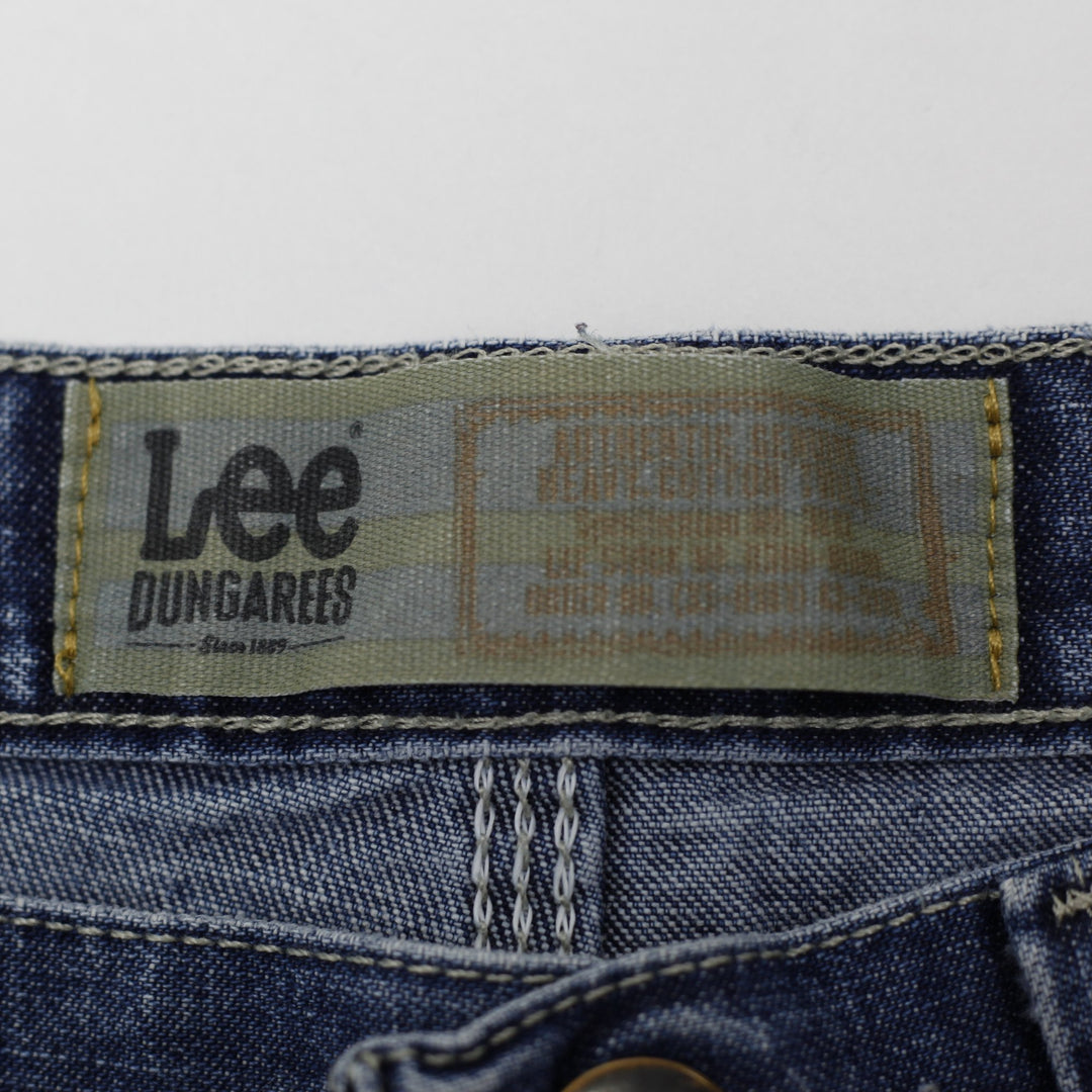 Mens Lee Dungarees Carpenter Shorts Medium Wash Jorts