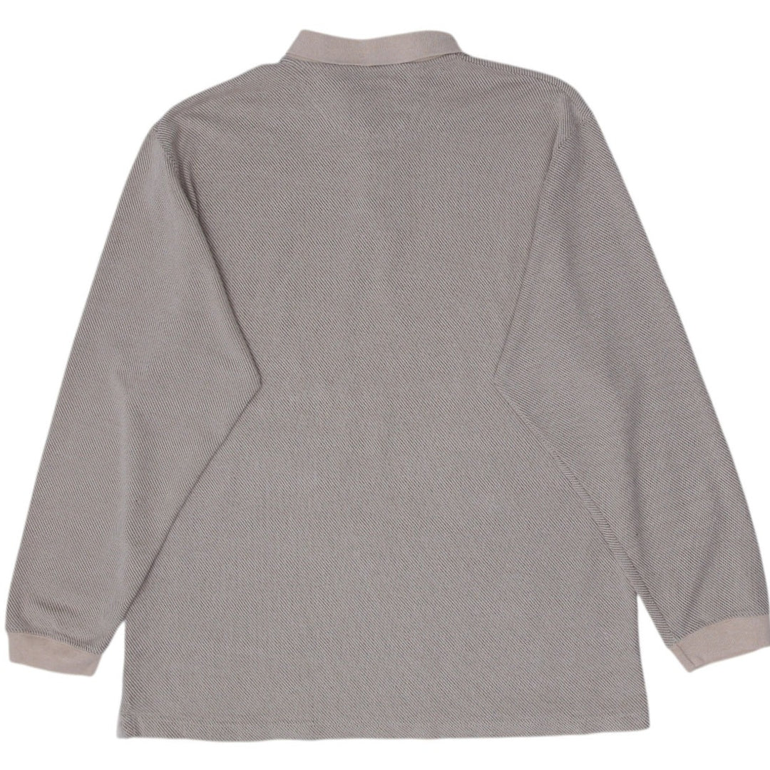 Chaps Ralph Lauren Long Sleeve Cotton Casual Polo Shirt L | Migration_T-Shirts - Side View | Fashion Rerun