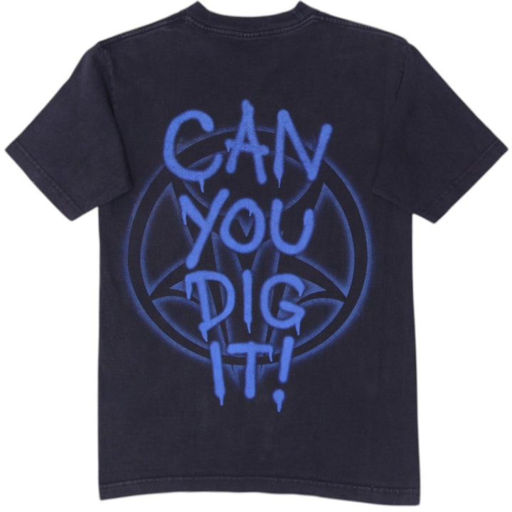Vintage 2002 Mudvayne "Can You Dig It" Tour Black T-Shirt Size S | Migration_T-Shirts - Side View | Fashion Rerun