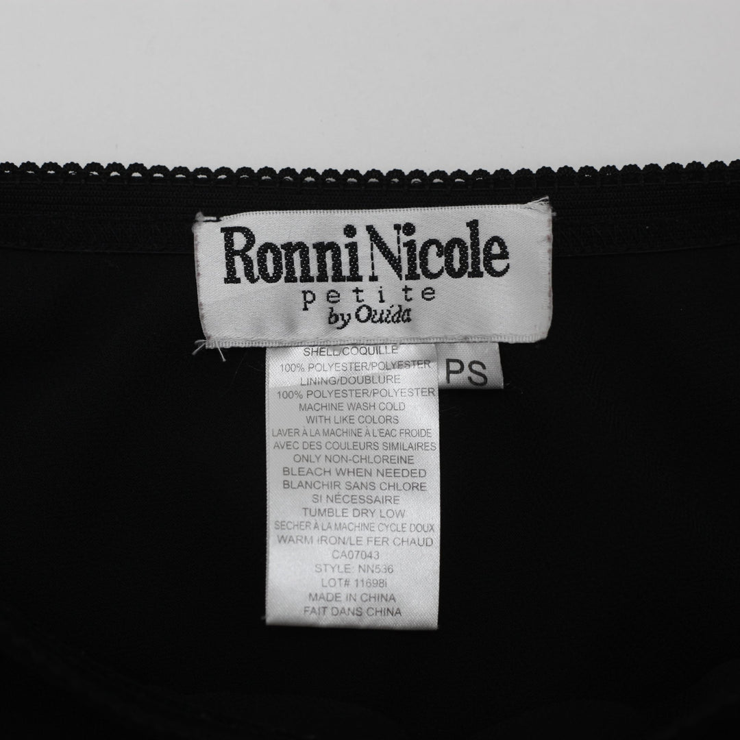 Y2K Ladies Ronni Nicole Flared Midi Skirt Size PS