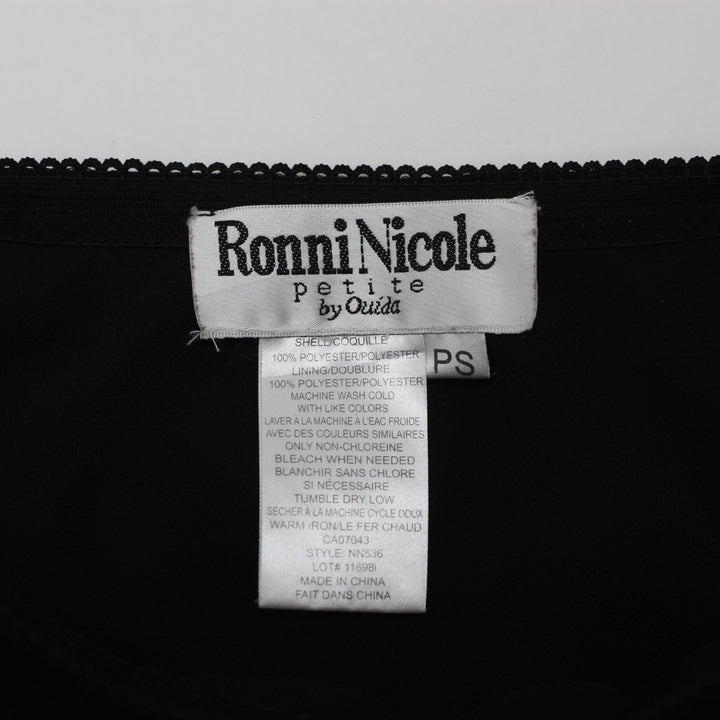 Y2K Ladies Ronni Nicole Flared Midi Skirt Size PS