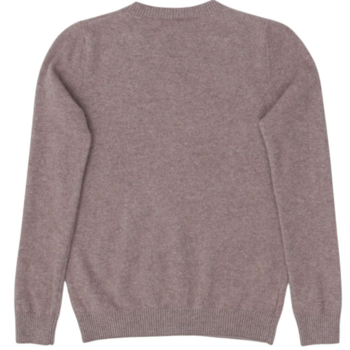 Ladies 100% Cashmere Brown Sweater