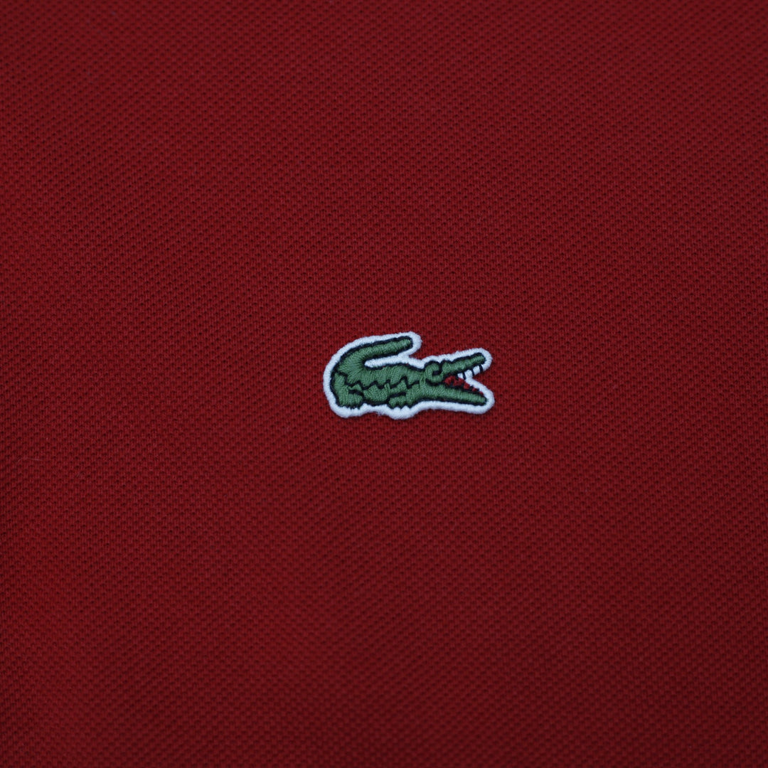 Mens Lacoste Red Classic Fit Short Sleeve Polo T-Shirt
