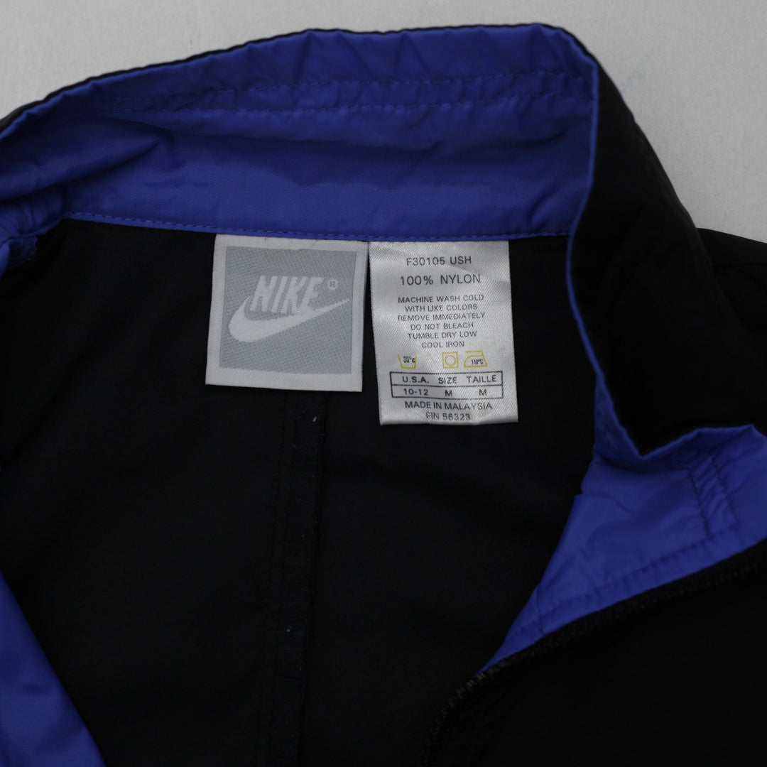 Vintage Ladies 90s Nike Gray Tag Windbreaker Jacket Size M | Migration_Jackets - Back View | Fashion Rerun