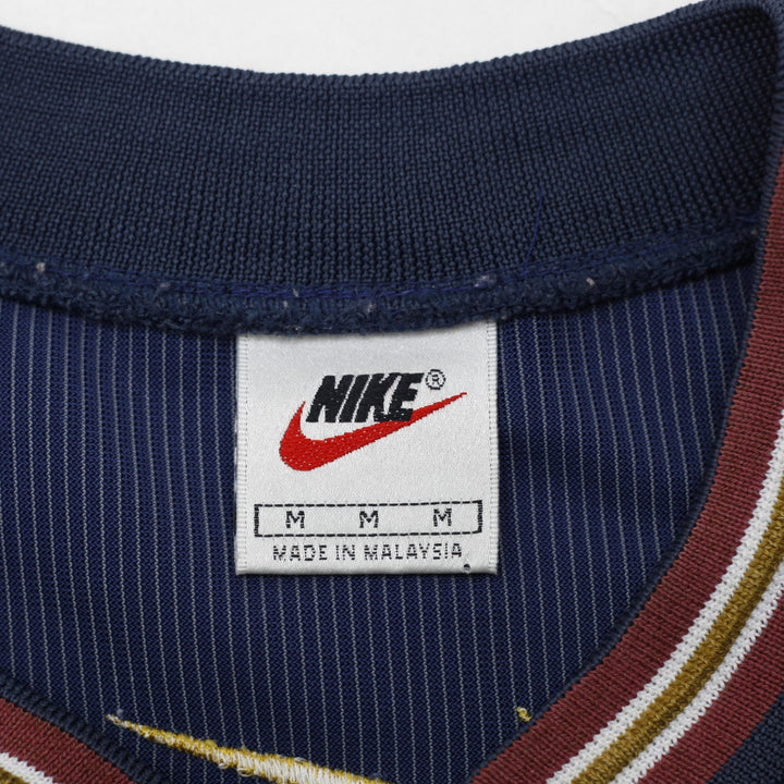 Vintage 90s Nike Warm Up Basketball Shooting Jersey Shirt Size M | Migration_Jerseys - Back View | Fashion Rerun