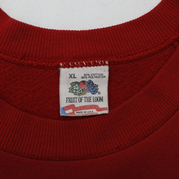 Vintage 1990 NHL Detroit Red Wings Crewneck Sweatshirt Size XL Made in USA | Migration_Sweatshirts - Back Vie | Fashion Rerun