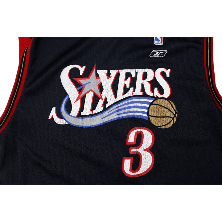 Vintage 90s Reebok Philadelphia 76ers Allen Iverson Jersey Size L | Migration_Jerseys - Alternate View | Fashion Rerun