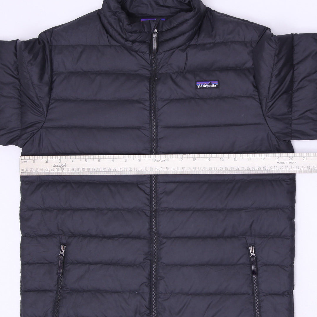 YOUTH BOYS Patagonia Down Sweater Full Zip Puffer Jacket Size XXL