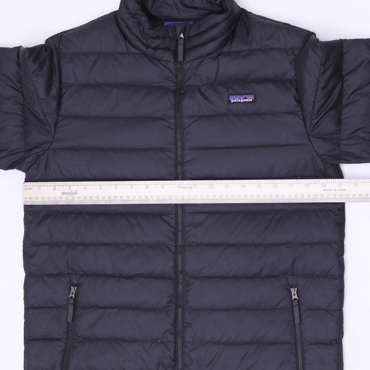 YOUTH BOYS Patagonia Down Sweater Full Zip Puffer Jacket Size XXL