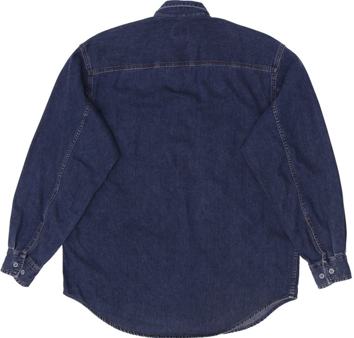 Mens Calvin Klein Long Sleeve Denim Button Shirt