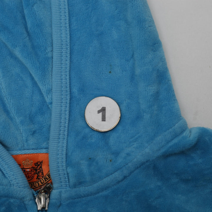 Vintage Ladies Juicy Couture Velour Full-Zip Track Jacket Size S