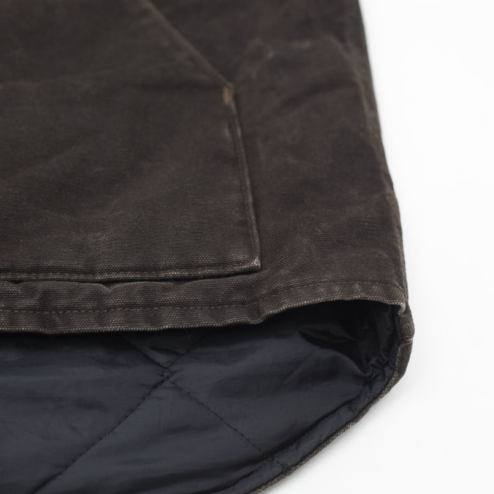 Vintage Carhartt V02 DKB Sandstone Arctic Quilt-Lined Vest Size XL