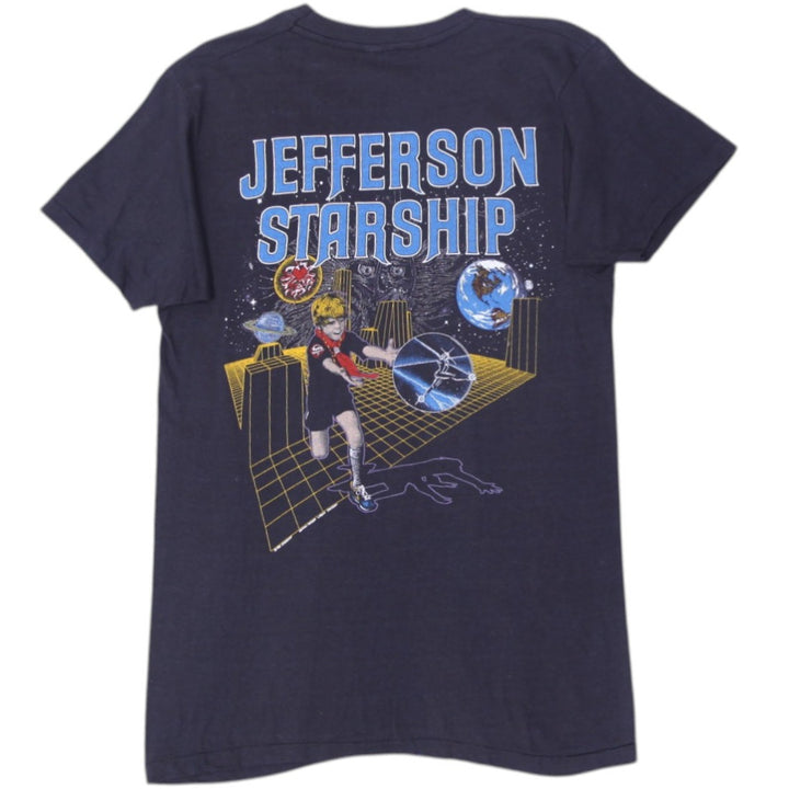 Vintage Jefferson Starship 1981 Single Stitch T-Shirt Made In USA L | Migration_T-Shirts - Side View | Fashion Rerun