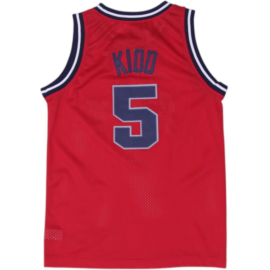 Vintage Youth Boys Nike Team New Jersey Nets Jersey #5 Jason Kidd