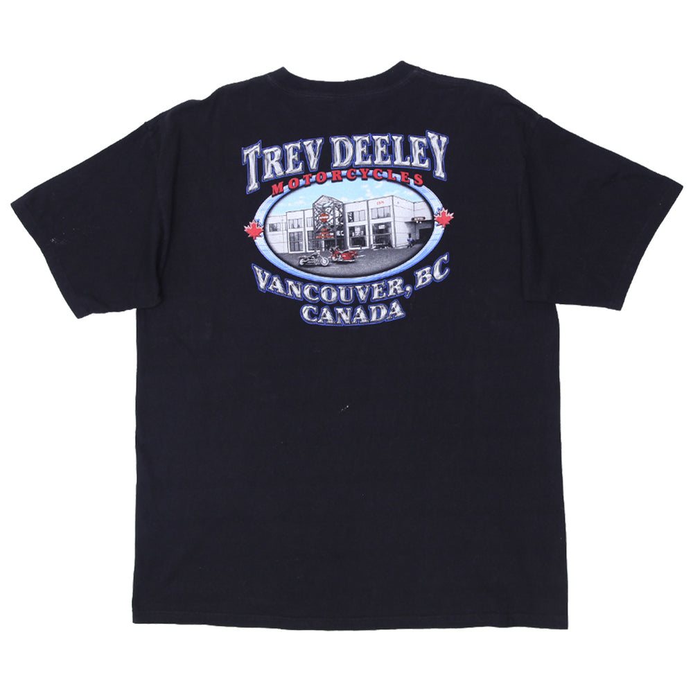 2000 Vintage Harley Davidson Trev Deeley Motorcycles T-Shirt Black XXL - Fashion Rerun Vintage Migration_T-Shirt