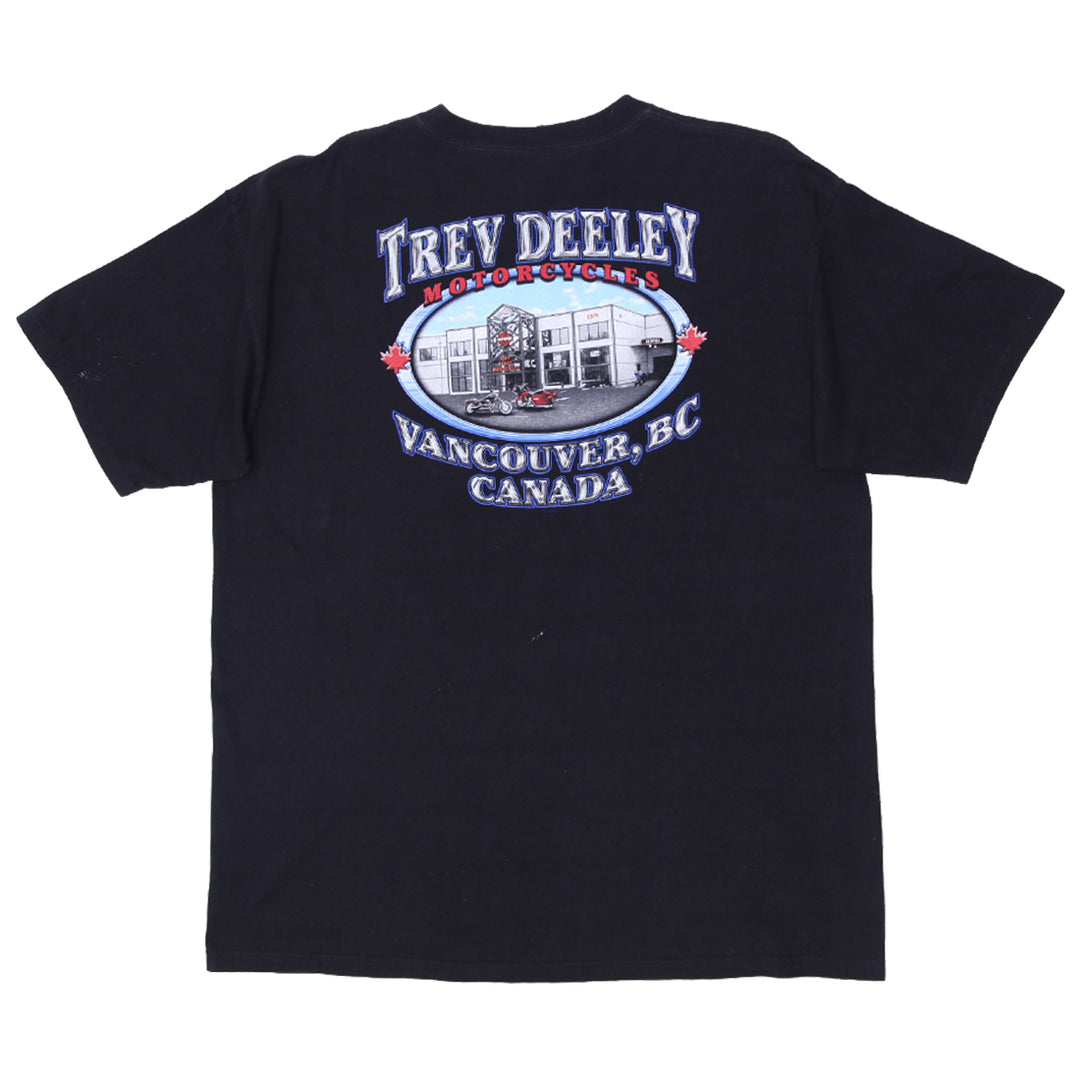 2000 Vintage Harley Davidson Trev Deeley Motorcycles T-Shirt Black XXL - Fashion Rerun Vintage Migration_T-Shirt
