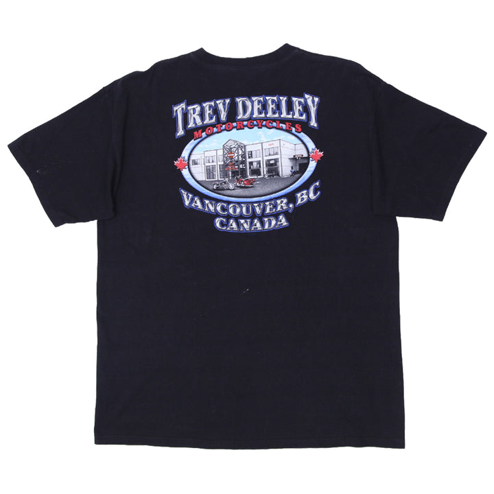 2000 Vintage Harley Davidson Trev Deeley Motorcycles T-Shirt Black XXL - Fashion Rerun Vintage Migration_T-Shirt