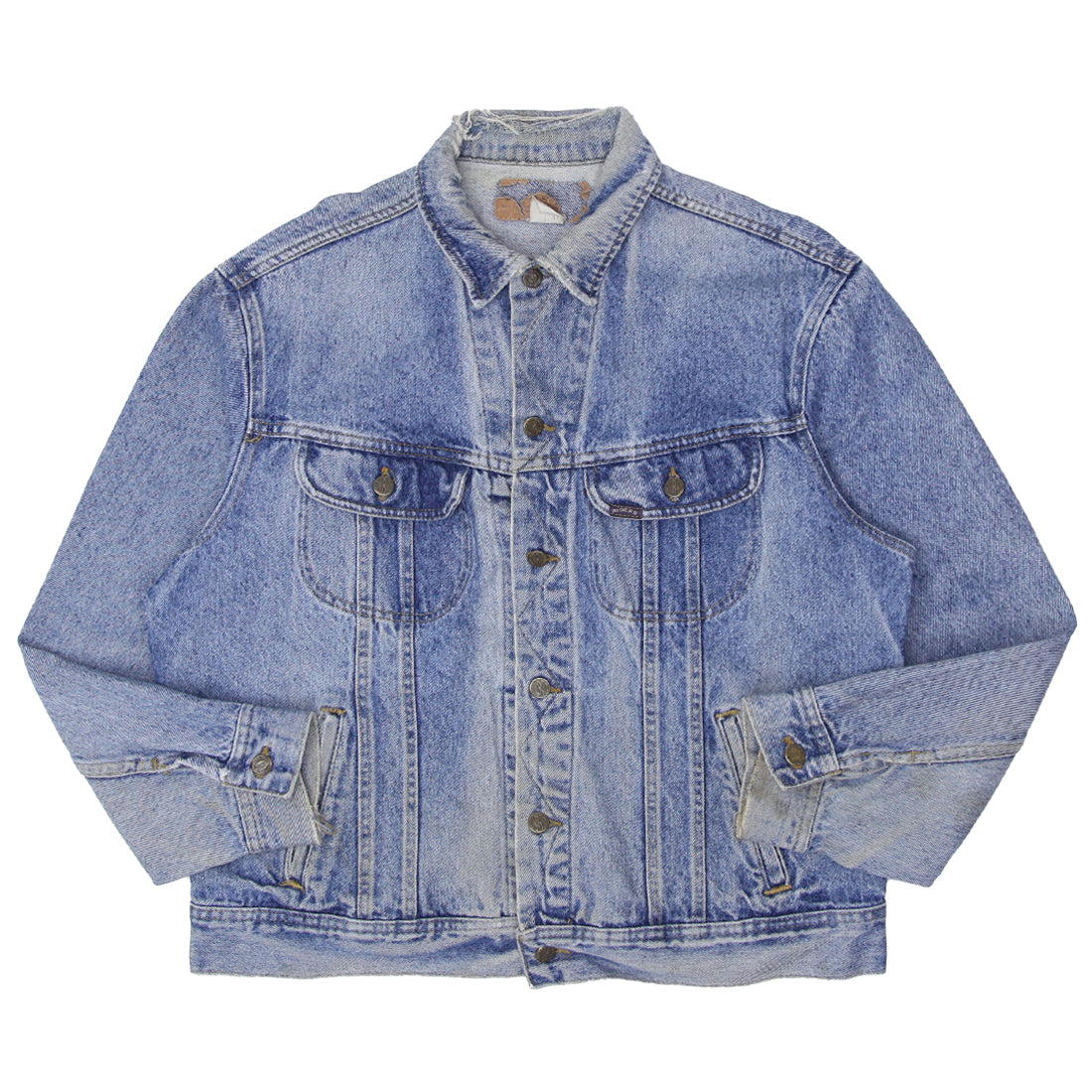 Shop Vintage Carhartt J12 DST Denim Trucker Jacket Made In USA