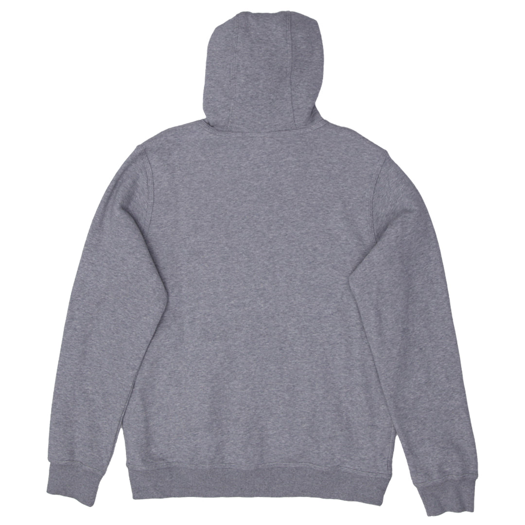 Mens Nike Swoosh Embroidered Pullover Hoodie Gray - Fashion Rerun Vintage Migration_Sweaters