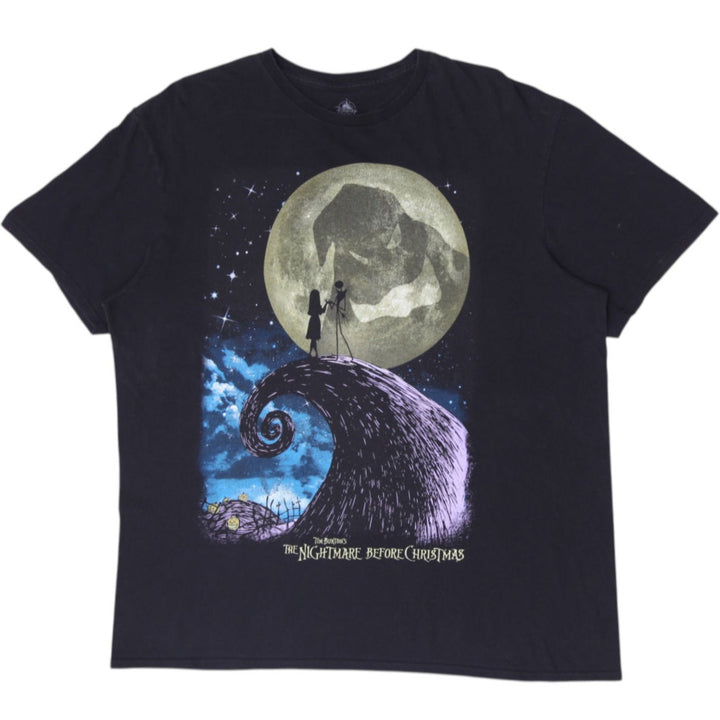 Mens Disney The Nightmare Before Christmas Graphic T-Shirt Black Size XL