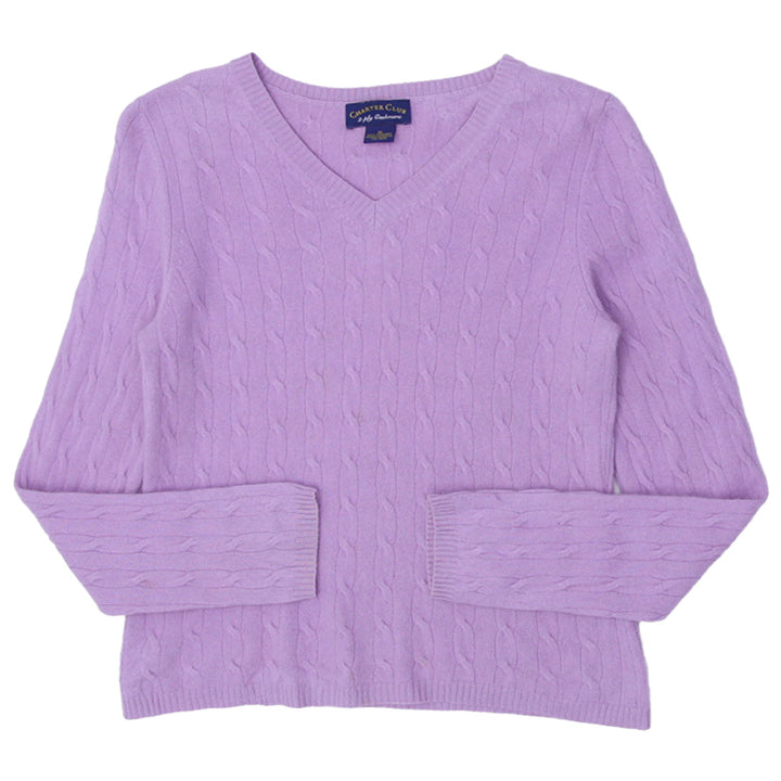 Ladies Charter Club 2-Ply Cashmere Sweater