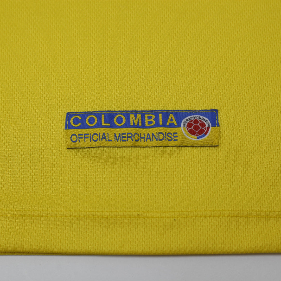Vintage 1998 Reebok Colombia Home Football Shirt Jersey Size L