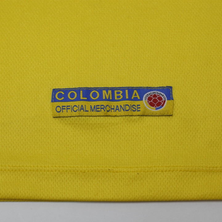 Vintage 1998 Reebok Colombia Home Football Shirt Jersey Size L