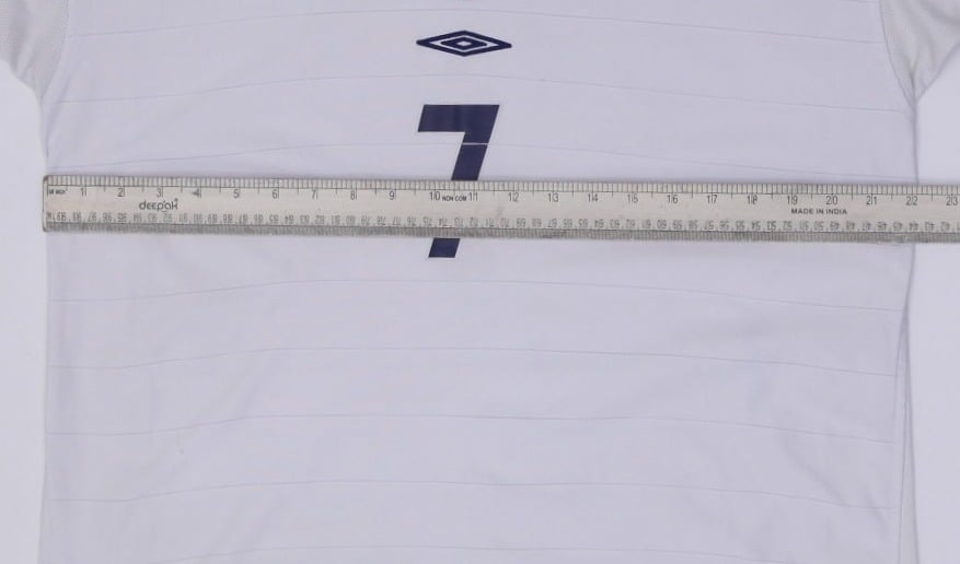 Mens 2004 Umbro England Soccer Beckham #7 Jersey