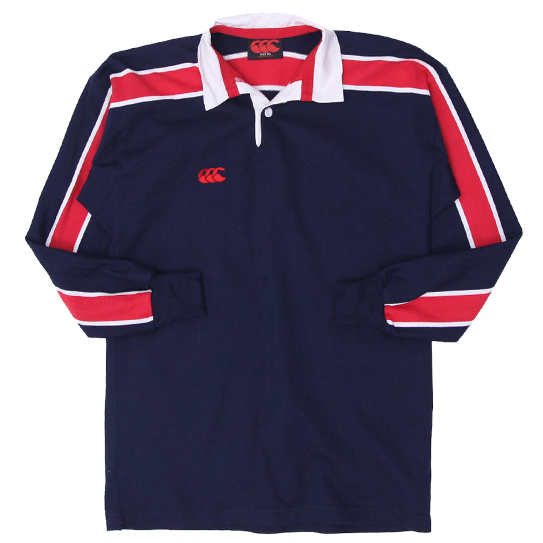 Vintage Canterbury Rugby Shirt Navy Red XS - Fashion Rerun Vintage Migration_T-Shirt