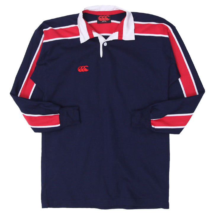 Vintage Canterbury Rugby Shirt Navy Red XS - Fashion Rerun Vintage Migration_T-Shirt
