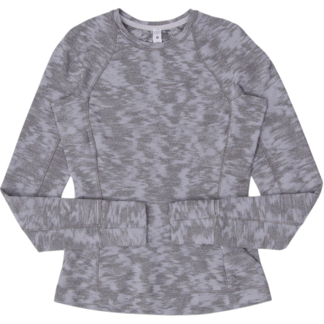 Ladies Lululemon It's Rulu Run Long Sleeve Activewear Top Size 4
