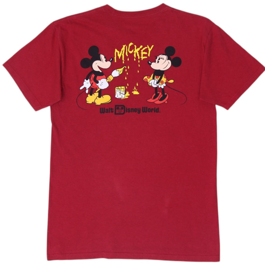 Mens Vans x Walt Disney World Mickey Mouse Graphic T-Shirt Size M