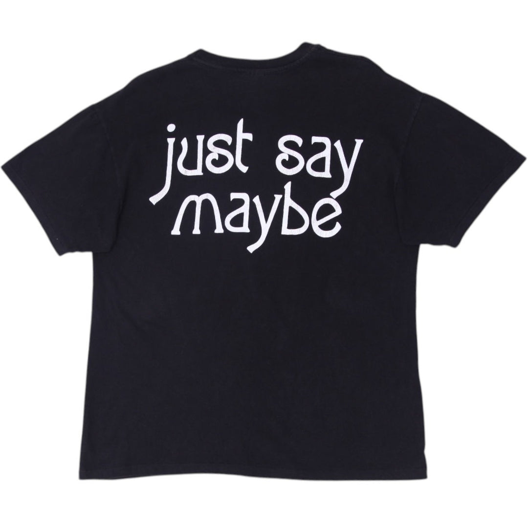 Vintage 1994 The Smashing Pumpkins "Just Say Maybe" T-Shirt Made In USA XL | Migration_T-Shirts - Side View | Fashion Rerun
