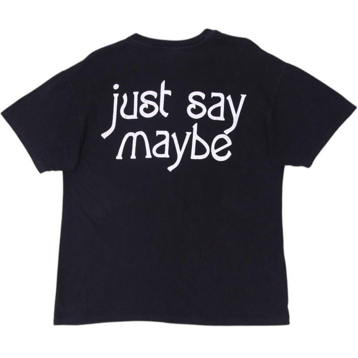 Vintage 1994 The Smashing Pumpkins "Just Say Maybe" T-Shirt Made In USA XL | Migration_T-Shirts - Side View | Fashion Rerun