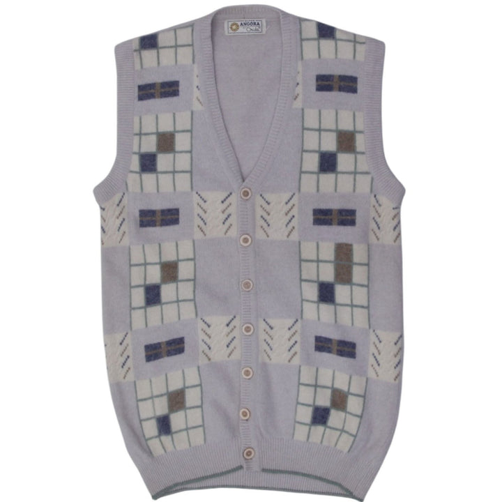 Vintage Super Angoora Coles Collection V-Neck Sweater Vest | Migration_Vests | Fashion Rerun
