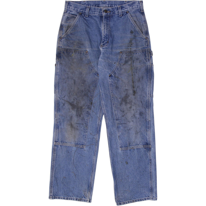 Mens Carhartt  B73-DST Loose Fit Distressed Workwear Denim Jeans Size 32x30