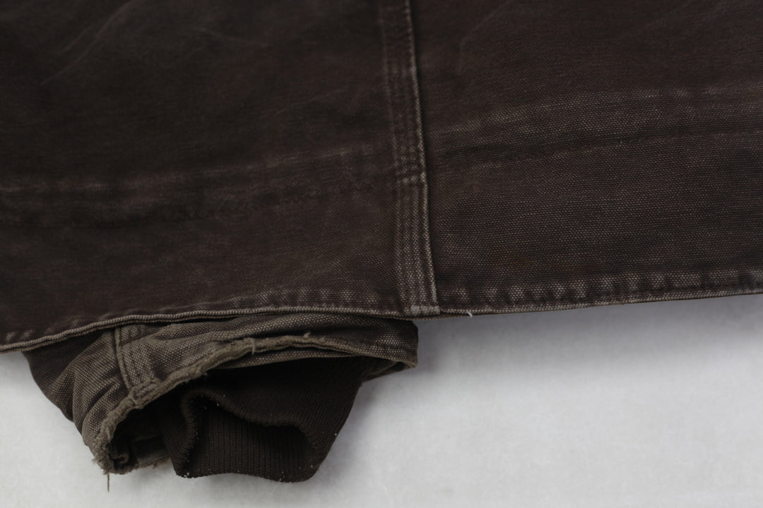 Mens Carhartt J141 DKB Sherpa Fleece Lined Workwear Hooded Jacket